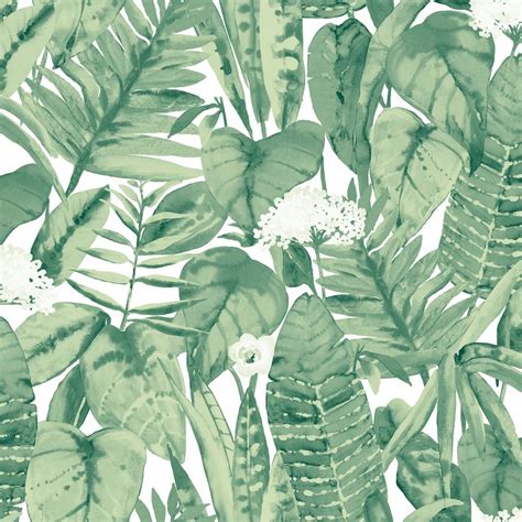 Tempaper Tropical Jungle Green Self Adhesive Removable