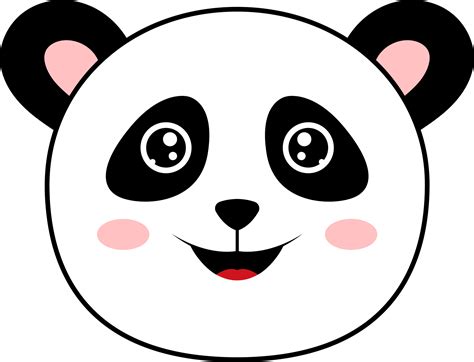 Pandabär Clipart Design Illustration PNG