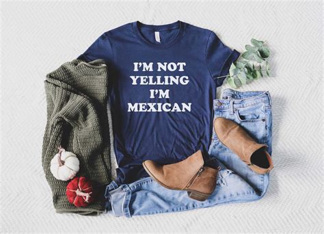 Funny Mexican Tee Mexicana Shirts Mexico Shirt Mexican Etsy