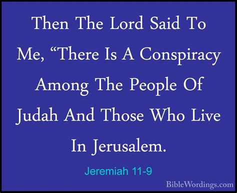 Jeremiah 11 Holy Bible English
