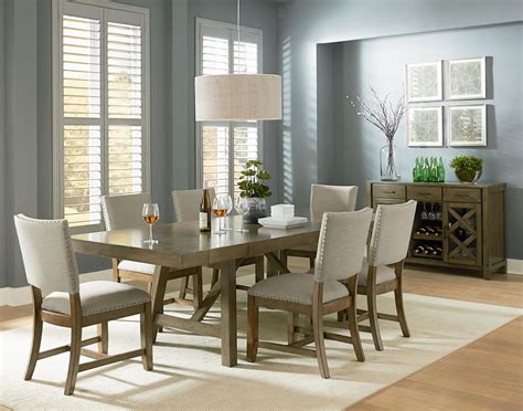 Omaha Grey Casual Dining Room Group By Zenith At Efo Furniture Outlet