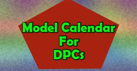 Adherence To Model Calendar For Departmental Promotion Committees Dpcs As Prescribed By Dopt