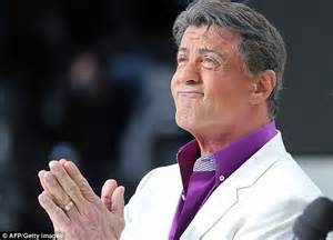 Sylvester Stallone 67 Shows Off His Tough Guy Moves While Promoting