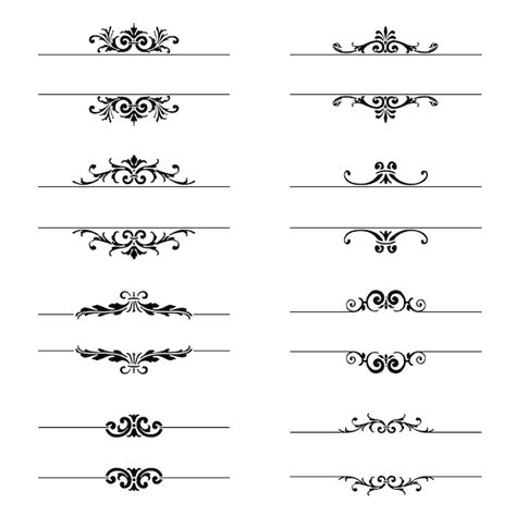 Free Vector Ornamental Elements Collection
