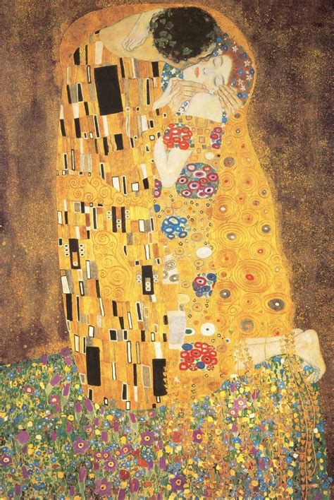The Kiss By Gustav Klimt Painting Print On Wrapped Canvas Art And