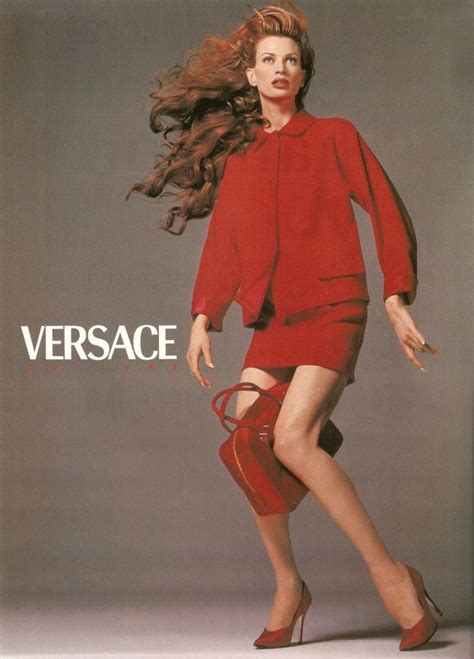 Timeless Fashion — Kristen Mcmenamy For Versace Couture1995 Fashion