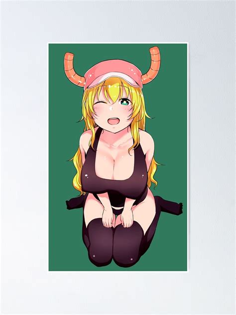 Lewd Lucoa Quetzalcoatl Sexy Tits Dragon Maid Hot Hentai Ecchi Poster For Sale By