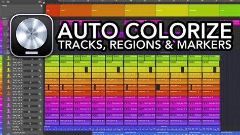 Logic Pro Quick Tip Auto Colorize Tracks Regions And Markers Youtube