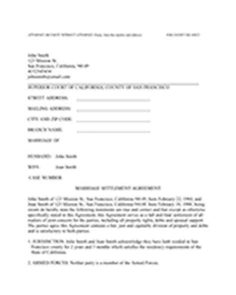 printable divorce papers form generic