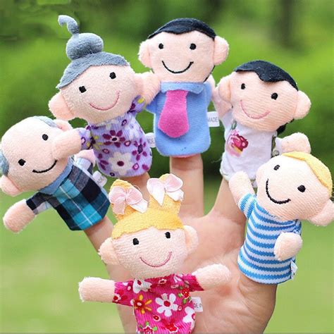Aliexpress Com Buy Hot Sale Pcs Lot Lovely Family Finger Puppets