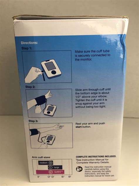 Cvs Health Series 100 Blood Pressure Monitor With Softfit Cuff Blood