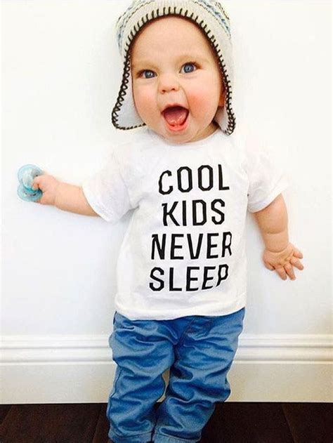 Baby And Kleinkinds Cool Kids Nerver Slip Kleinkind Boy T Shirt Boy Tee