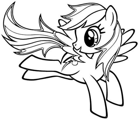 Friendship is magic series products and pictures are absolute favorites of little girls. rainbow dash coloring page - Clip Art Library