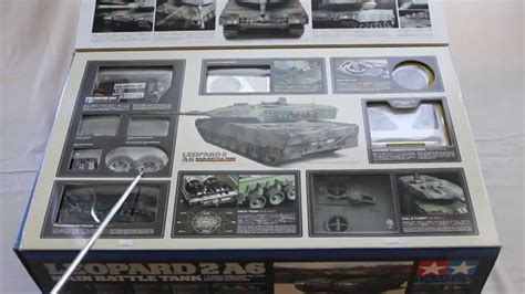 Tamiya 56020 Leopard 2A6 Full Option Unboxing YouTube