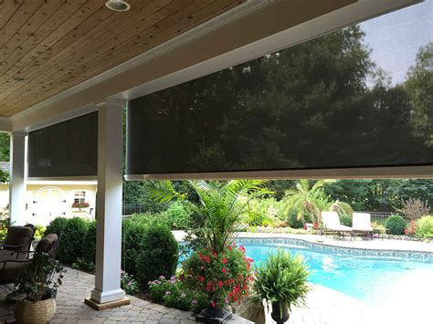 Rollease acmeda's advanced outdoor shading solutions can enclose your alfresco areas or provide external covering for your windows. Outdoor Shades - Window Works