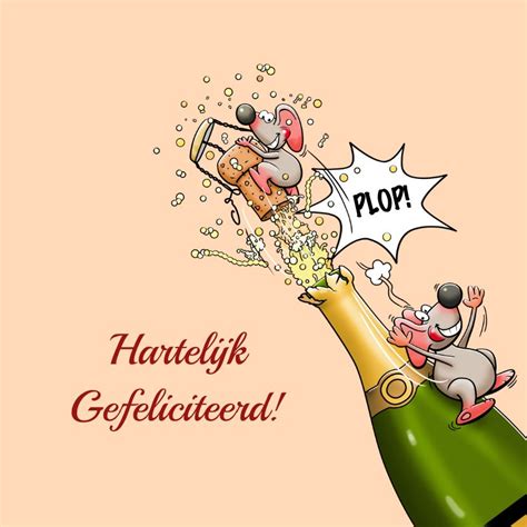 Leuke Verjaardagskaart Voor Vrouw Met Muizen En Champagne Artofit