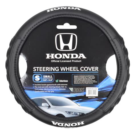 Honda Steering Wheel Cover Small 135 145 Black Odorless Synthetic