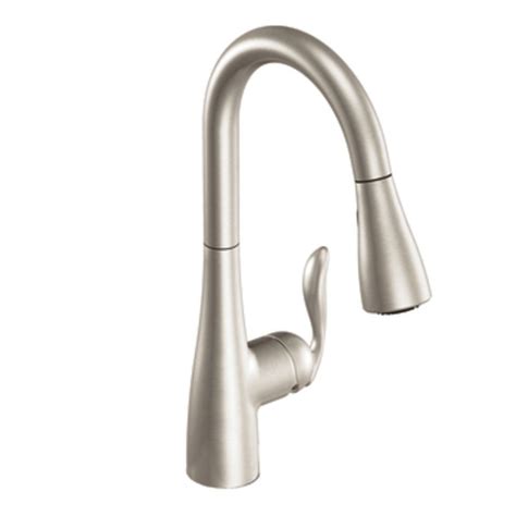 Whether you are remodeling the entire kitchen and installing new kitchen fittings, or just trying to replace that old sputter spout, chances are that you are a little perplexed by the number of choices. Moen 7594CSL Arbor One-Handle High Arc Pulldown Kitchen ...