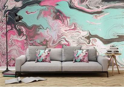 Fluid Removable Mural Paint Dirty Abstract Adhesive