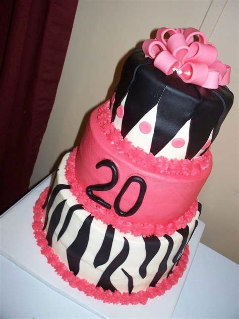 20th Birthday Cake 20 Birthday Cake 20th Birthday Birthday Ideas