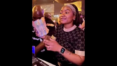 Gucci Lady Blesses Dj Maphorisa With Money Thekingofamapiano Tkoa