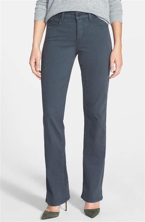Nydj Barbara Colored Stretch Bootcut Jeans Regular And Petite Nordstrom