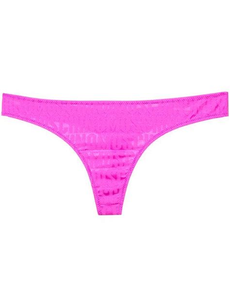 Pink Lingerie Moschino Bikinis Swimwear Panties Thong Bikini