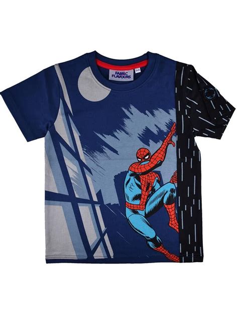 Spider Man Wall Crawler T Shirt 3 7 Years Red And