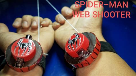 How To Make A Spider Man Web Shooter At Home Youtube