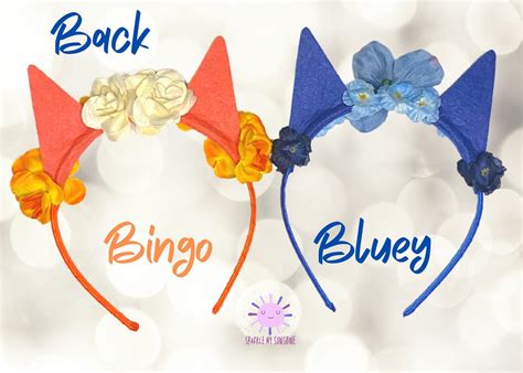 Bluey Friends Inspired Costume Headband In 2023 Floral Flowers