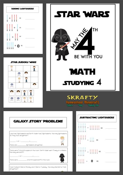 Free Star Wars Math Printables Skrafty