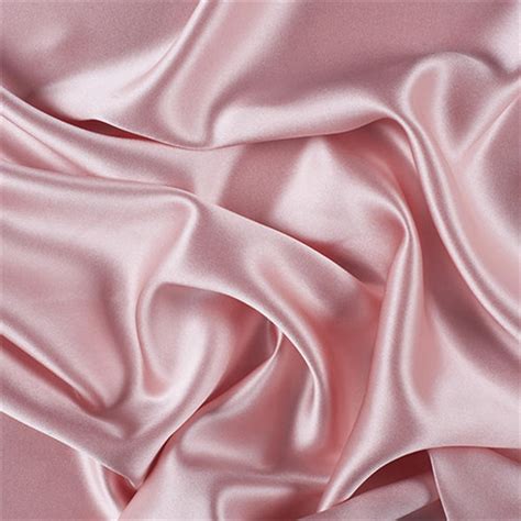 Blush Pink Silk Crepe Back Satin Fabric By The Yard In 2021 Pink