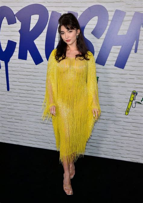 Teasing Seductress Rowan Blanchard Showing Off In A See Through Yellow Outfit The Fappening