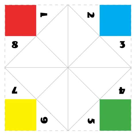 17 Paper Fortune Tellers to Amuse your Kids (with ...