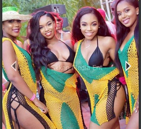Pin By Brianna Burton On Jamacia Jamaican Girls Caribbean Outfits Jamaican Women