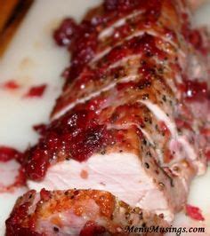 I usually do ham or a pork tenderloin with some sort of berry glaze. Pin on Pork