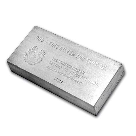 Buy 100 Oz Silver Bar Phoenix Dollar Apmex