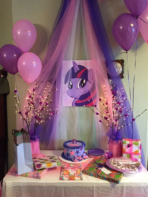 B Wanted A Twilight Sparkle Birthday Party Sparkle Birthday Party