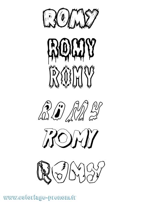 Coloriage Du Prénom Romy à Imprimer Ou Télécharger Facilement