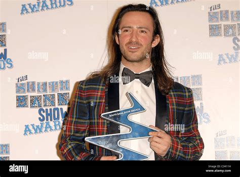 Aaron Sillis Winner Dance South Bank Show Awards Held At The Dorchester Hotel Press Room