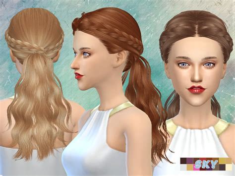 The Sims Resource Hairstyle 270 Tina By Skysims Sims 4 Hairs