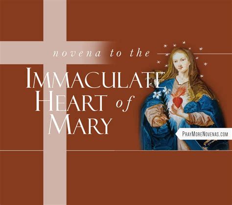 Immaculate Heart Of Mary Novena Prayers Pray More Novenas Novena