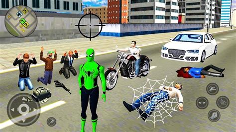 Spider Rope Hero Ninja Gangster Crime Vegas City 39 Android Gameplay