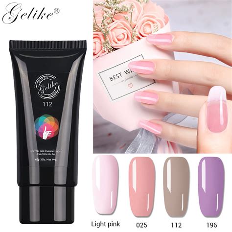 Gelike 60ml Polygel Nails Poly Acrylic Nail Extension Quick Building UV