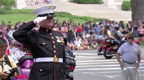 Marine Veteran Holds Salute For More Than Four Hours Every Memorial Day