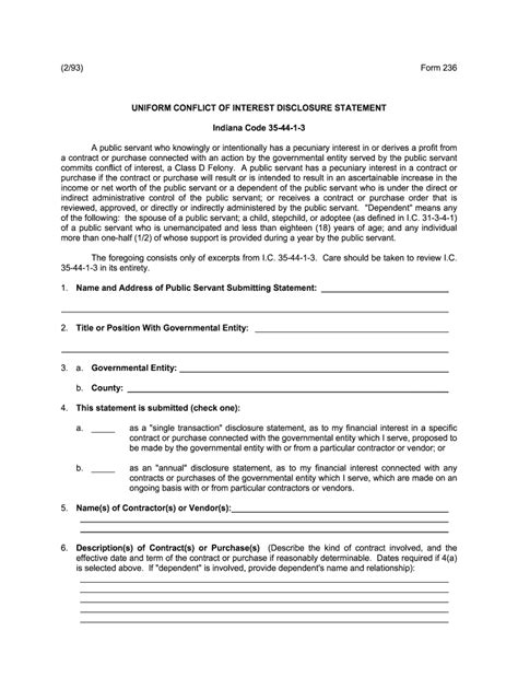 Conflict Of Interest Form Template Fill Out And Sign Online Dochub