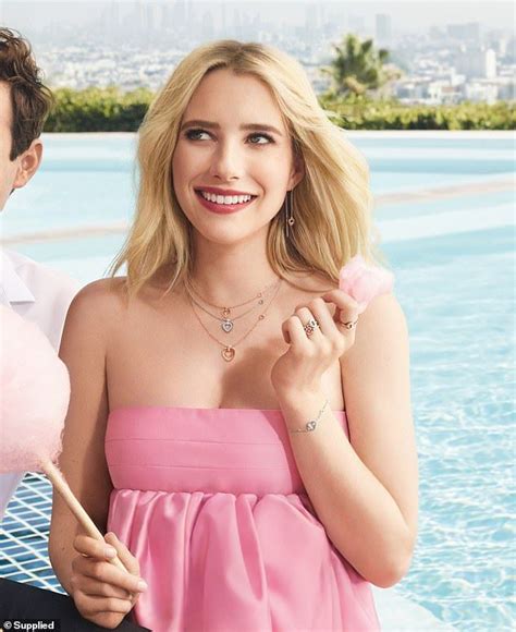 Pretty In Pink Emma Roberts Who Has Starred In Films Such As Holidate