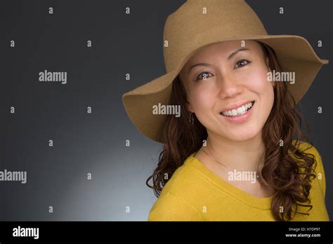 Japanese Woman Headshot Stock Photo Alamy