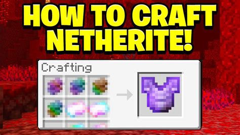 Minecraft How Do I Make Netherite Armor 120