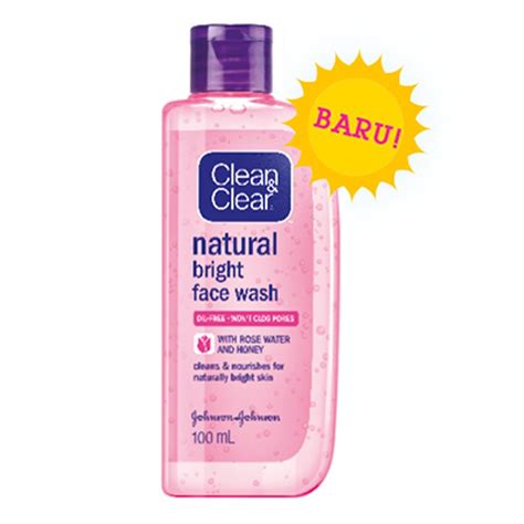 Promo Clean N Clear Natural Bright Face Wash 100ml Shopee Indonesia